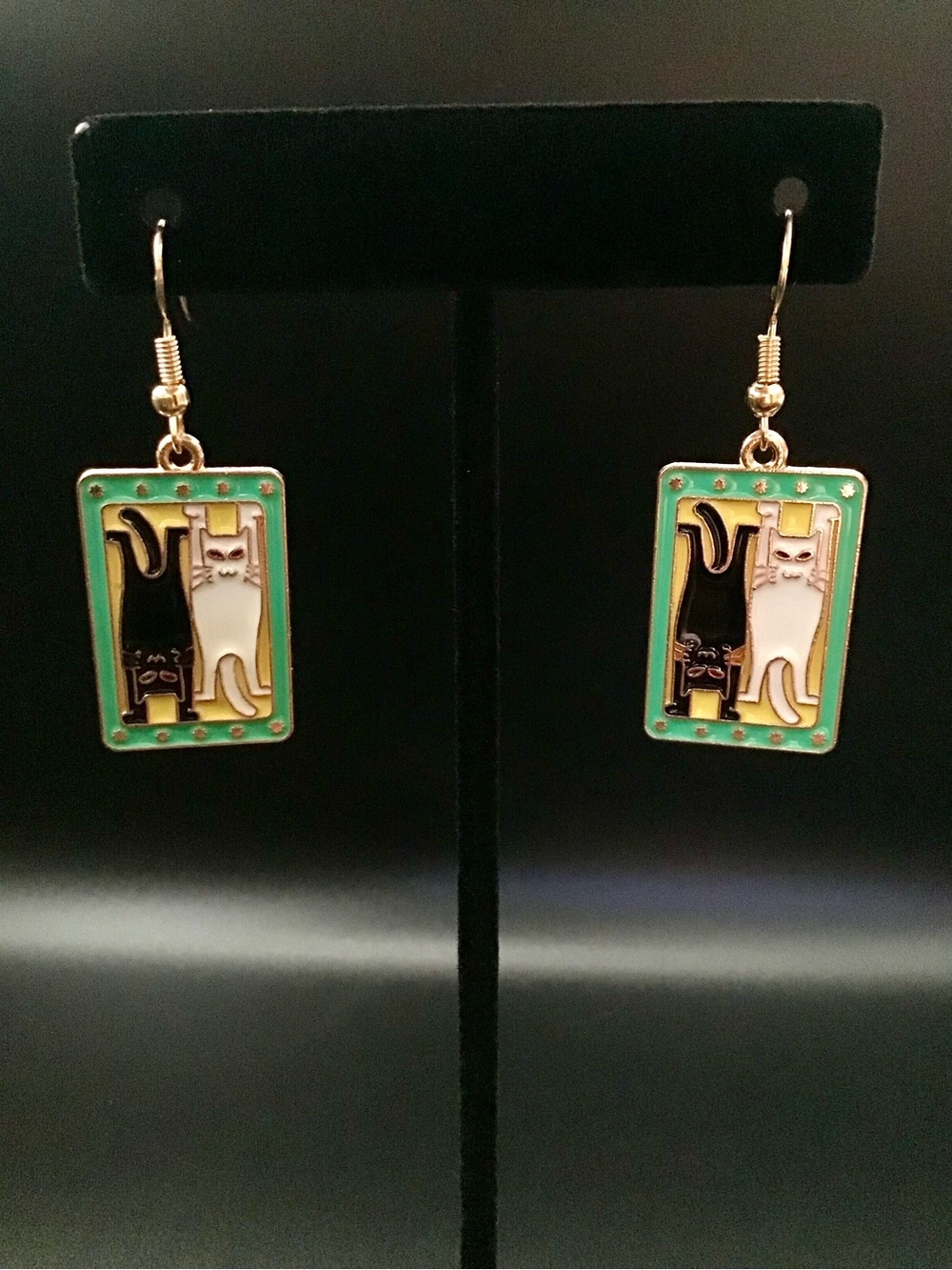 Retro Cats Earrings